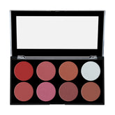 8 Pressed Makeup Palette ECP-512-02 - Rich Colors, Smooth Application, Long-Lasting, High Pigmentation